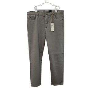 Women's AG Jeans Prima Crop Cigarette Jeans, Size 32, Gray
